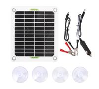 Cargador portátil de panel solar, solución versátil de energía para exteriores para carga de emergencia, mantenedor de batería con batería de