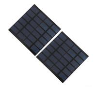 Cargador portátil eficiente del panel solar 5W 6V, para actividades al aire libre y carga electrónica pequeña (2pcs)