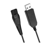 Cargador Portátil For Afeitadora Eléctrica (15 V, 1 M, Cable De Carga USB, Compatible Con Philips, Series 3000, 5000, 6000, 7000, 9000, MG5950 Y 7750)