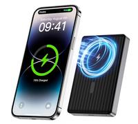 Cargador portátil inalámbrico magnético para Samsung Galaxy S25 Ultra/S24 FE/S23/S22/S21/Z Fold 6/Flip 6,10000mAh cargador inalámbrico USB-C batería con cable USB C de 20 W para Pixel 9 Pro XL/8a/8