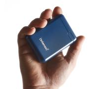 Cargador Portatil Intenso Power Bank XS10000, Batería Externa (10000mAh, para Smartphones, Tabletas y más), Azul