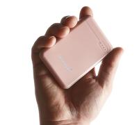 Cargador Portatil Intenso Power Bank XS5000, Batería Externa (5000mAh, para Smartphones, Tabletas y más), Rosé