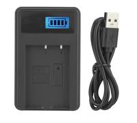 Cargador portátil para cámaras Fujifilm, cargador rápido con entrada USB, cargador de doble batería con pantalla LED, cargador de repuesto con