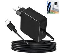 Cargador Portatil USB C 65W para ASUS Zenbook14 13 L-en-ovo Yoga ThinkPad | Chromebook Flip C302 C302C Samsung Galaxy Book Huawei Matebook D15 D14E Xiaomi Air Type C Ordenador Adaptador Cable de 1,7M