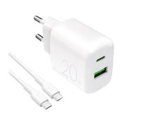 Cargador PURO 20W con 4 puertos USB y cable incluido