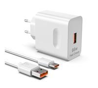 Cargador Rápida USB C 66W para Huawei Honor Magic6 Lite 5 Lite 6 5 Pro X6b Mate 60 50 40 P60 Mate 50/Mate 50 Pro Mate 40 Pad 9 X9 X8a, Honor 200 100 90 80 70, y más Dispositivos de Tipo-c