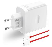 Cargador rápido 100W USB C Compatible con OnePlus SUPERVOOC OPPO Reno Realme teléfono Android con Cable 3A 1M Fuente de alimentación Adaptador Compacto Viaje Carga ultrarrápida Segura Inteligente