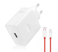 Cargador Rápido 100W USB C con Cable Tipo C 8A 1M Compatible con OnePlus 12R 12 11 Nord CE 4 3 Lite, OPPO Reno 12 11 10 Pro A60 A38 y realme 12x 12+ C65 SuperVOOC Carga Rápida Adaptador
