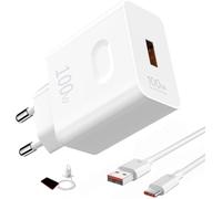 Cargador Rápido 100W USB-C para Honor, Incluye Cable 6A 1M, Compatible con Honor Magic 8 Pro / 400 Pro / 400 Lite/Magic 7 Lite, Carga Superrápida para Móvil