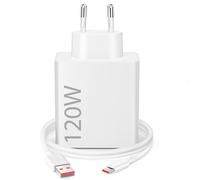 Cargador rápido 120 W y Cable USB-C de 1 m para Redmi Note 15/14/13/12/11 Pro+ 100W 90W Cargador rápido para Xiaomi 17/15T/15 Ultra/14T/13T/12X/11T/10T Poco F8 Ultra/X8/M8 Pro/X7/F7/M7/X6/X5/X4 Pad 8