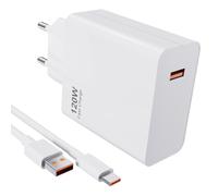 Cargador rápido 120W Compatible con Xiaomi 17 15 14 13 12 14t 13t 12t 12s