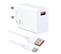Cargador Rápido 120W USB C para Xiaomi Mi15 Utra Mi14 14 Ultra 13 12 12T 11, Redmi K60 Ultra Note 13 Pro+ 12 P ro+ 5G, Poco F6 F5 F4 GT 5G, Black Shark 5 4 Pro Adaptador Turbo Hyper Charger