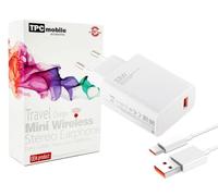 Cargador Rápido 33W Turbo Charge para Xiaomi - Compatible Con Note 9 Pro, Mi 10T, Mi 10S, Poco X3, Poco M2, M4 Pro, Mi 11i, 10, 10 Pro, Xiaomi Pad 5, Mi 11 Lite, NE, Mi 11T, 11, 11T