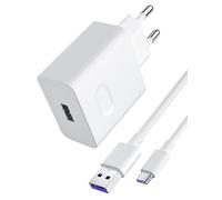 Cargador Rápido 40W para Honor 400 200 Lite Cargador Rápido y 5A Cable USB C 1m Cargadores móvil Adaptador Corriente Rápido para Honor Magic6 Lite 200 400 90 Smart X6b X6c X7b X8c Pad 9 X9 X8a P3