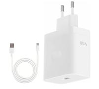 Cargador Rápido 80W con Cable USB C 1M, Adaptador de Carga SUPERVOOC Tipo C para Teléfonos Móviles, Compatible con OPPO Find X8 X6 X5 Pro, Reno 14 13 12 11, OPPO A98 A78 y Realme GT Neo 3