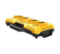 Cargador rápido cuádruple DeWalt DCB104-QW para baterías Li-Ion XR y FLEXVOLT