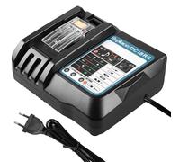 Cargador rápido DC18RC 18V compatible con batería 14.4V y 18V, cargador universal de batería de 18V con pantalla LCD