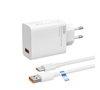 Cargador rápido de 33 W para Xiaomi 14, 13, 12, 11, 10 Lite 5G, 10T Pro, 10S, Redmi Note 14, 13 5G, 12, 12S, 11, 10, 9, así como Poco C75, A5, F3, X6 Neo, X5, X4, M7, M6, M5, M4, con 2 m Cable de