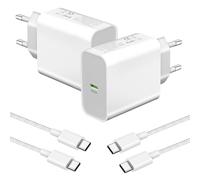 Cargador rápido de 45 W, 2 paquetes cargador con cable para Samsung Galaxy S26 Ultra/S25 Plus/S24 FE/S23S22/S21 S20 FE,Note 10/20,A57 5G A17 A56 A54 A55/A36 A25 A26 A54 A53. A35 A25 Z Fold USB C