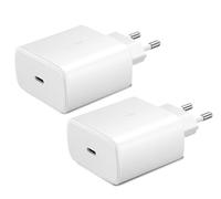 Cargador rápido de 45 W, adaptador USB para Samsung Galaxy, color blanco