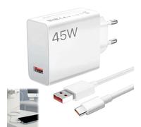 Cargador rápido de 45 W con cable USB C 1M para Xiaomi, para Redmi Note 14, Note 14 5G, 14 Pro, 13, 12S, 12, para Mi Pad 6, 5, POCO Pad M6, Mi 10T Pro Lite