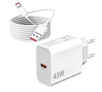 Cargador rápido de 45 W para Xiaomi Redmi Note 15 Pro 5G/14 13 12 11/Poco F8 F7