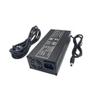 Cargador Rápido De 48V, Cargador 54.6V4A/5A, For Cargador De Batería De Litio 13S 48V DC5.5x2.1x2.5, Fuerte Disipación De Calor(54.6V4A,UK Plug)