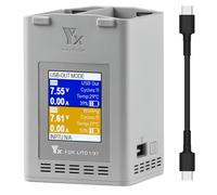 Cargador rápido de 65 W para DJI LITO1/X1, cargador de batería con cable de carga USB-C y modelo de carga de almacenamiento para accesorios de dron LITO1/X1