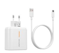 Cargador rápido de 65 W para Oppo SUPERVOOC Charging,para Oppo Reno8 T Find N2 Flip X5 Pro X5 Lite X3 Neo X3 Pro Reno7 Pro 6 Pro A54 A57 Oneplus 11 10T Nord 2T Configuration Cable de 2 m