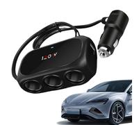 Cargador rápido de coche | Adaptador de cargador de coche de 12 V 24 V | Adaptador a adaptadores con extensión USB | Enchufe de puerto de enchufe portátil para barco y camión
