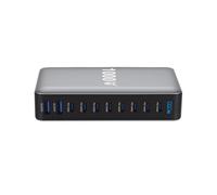 Cargador Rápido de Escritorio GaN de 1000 W PD3.1, USB Tipo C, 10 Puertos, Adaptador de Estación de Carga Rápida para Móviles y Tabletas, Enchufe