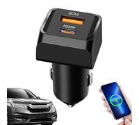 Cargador Rápido Divisor Para Coche Protección Contra Sobrecarga Con Doble