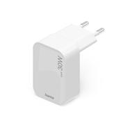 Cargador rápido, GaN, 1 USB-C, mini cargador plegable, PD, 30 W, blanco