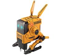Cargador rápido GaN War Damaged 2x USB-C / USB-A 65W (Amarillo) - GRAVASTAR
