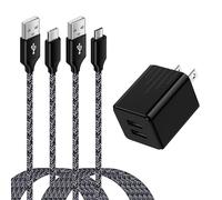 Cargador rápido Kindle de 10 W de repuesto para todos los Kindle Paperwhite/Kindle Scribe/Colorsoft/Oasis/Voyage/Kindle Touch/DX/Keyboard/Kids Edition/E-Reader/Fire HD/Kids Pro, con cable USB C de 6