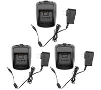 Cargador rápido KSC-32 para radios Kenwood NEXEDGE NX-410, NX-411, TK-2180 y TK-3180 (3 unidades)