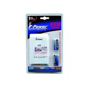 Cargador rápido LCD 1h para 2 Pilas LR6 2700 y 2 Pilas LR03 1000, Ideal para Cargar Dispositivos electrónicos rápidamente.