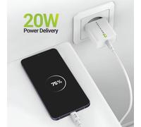 Cargador rápido Mayaxess SEK-VIRT-S24P 20W USB-A con cable USB-C