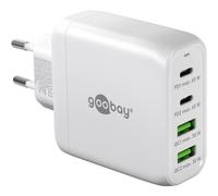 Cargador Rápido Multipuerto USB-C Goobay 64818 68W GaN 4 Puertos