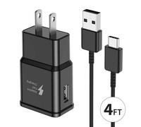 Cargador rápido original compatible con Samsung Galaxy, cargador de pared de carga rápida adaptativo con cable USB-C compatible con Samsung Galaxy