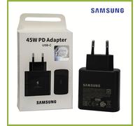 Cargador rápido original Samsung 65W + cable de carga USB-C Galaxy S22 S23...