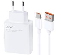 Cargador rápido para con Cable USB-C 1.5m, Adaptador de Corriente para 14, 13T/13/13 Pro/12/12 Pro/11/11 Pro/10/9, Poco/F5/F5 Pro/X6/X5/X4