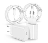 Cargador rápido para iPhone 14, 13, 12, 11, Apple MFi, certificado, 2 unidades para 20 W, PD USB-C con toma de corriente de 2 m, cable USB C a Lightning para iPhone 14/14 pro/13/13 Pro/13 Pro Max/13