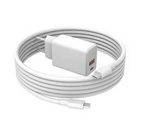 Cargador Rápido PD 20W Compatible con iPad 11/10,9 Pulgadas 11 10 Generación A16 A15 A3355 A3356 A2757 A2777 A2696 2025 2024 USB Tipo C de 1,8 M Cable