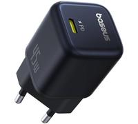 Cargador rápido PicoGo GaN Ultra-Mini USB-C de 45 W (negro) - BASEUS