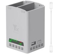 Cargador Rápido Portátil de Doble Ranura para dji Lito X1 / Lito 1 Concentrador de Carga Inteligente de Batería Dispositivo de Cuidado del Administrador de Carga de Batería