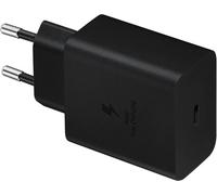 Adaptador de corriente Samsung de 45W con cable de 1,8m 5A EU, negro