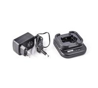 Cargador Rápido Sobremesa Dynascan CPS-12D con Adaptador Red CH12D | Carga rápida inteligente, transformador de red 220V incluido, indicador LED bicolor de estado