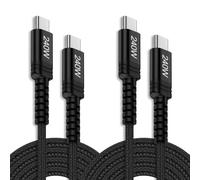 Cargador rápido tipo C Motorola de 240 W para Moto G Play 2026 | G Stylus 2026 2025/Moto G Power 2026 2025/G/G Max/Razr/Razr+/Edge 70 Fusion+/G Fast/G Pure/G9/G8, cable USB C a USB C de 6
