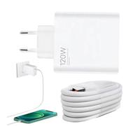 Cargador Rápido Tipo C PD 120W, Cargador Rapido 6A De Alta Corriente Juego De Cables De Carga, Cabezal De Cargador De 120W 6A para Computadora Portátil, Cargador De 120w Tipo C Super Rápido